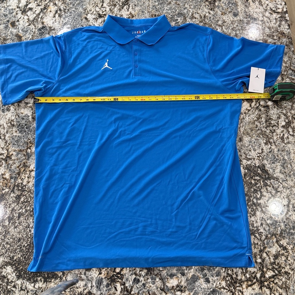 Jordan - Men's Varsity Blue Polo Shirt -4XL Tall